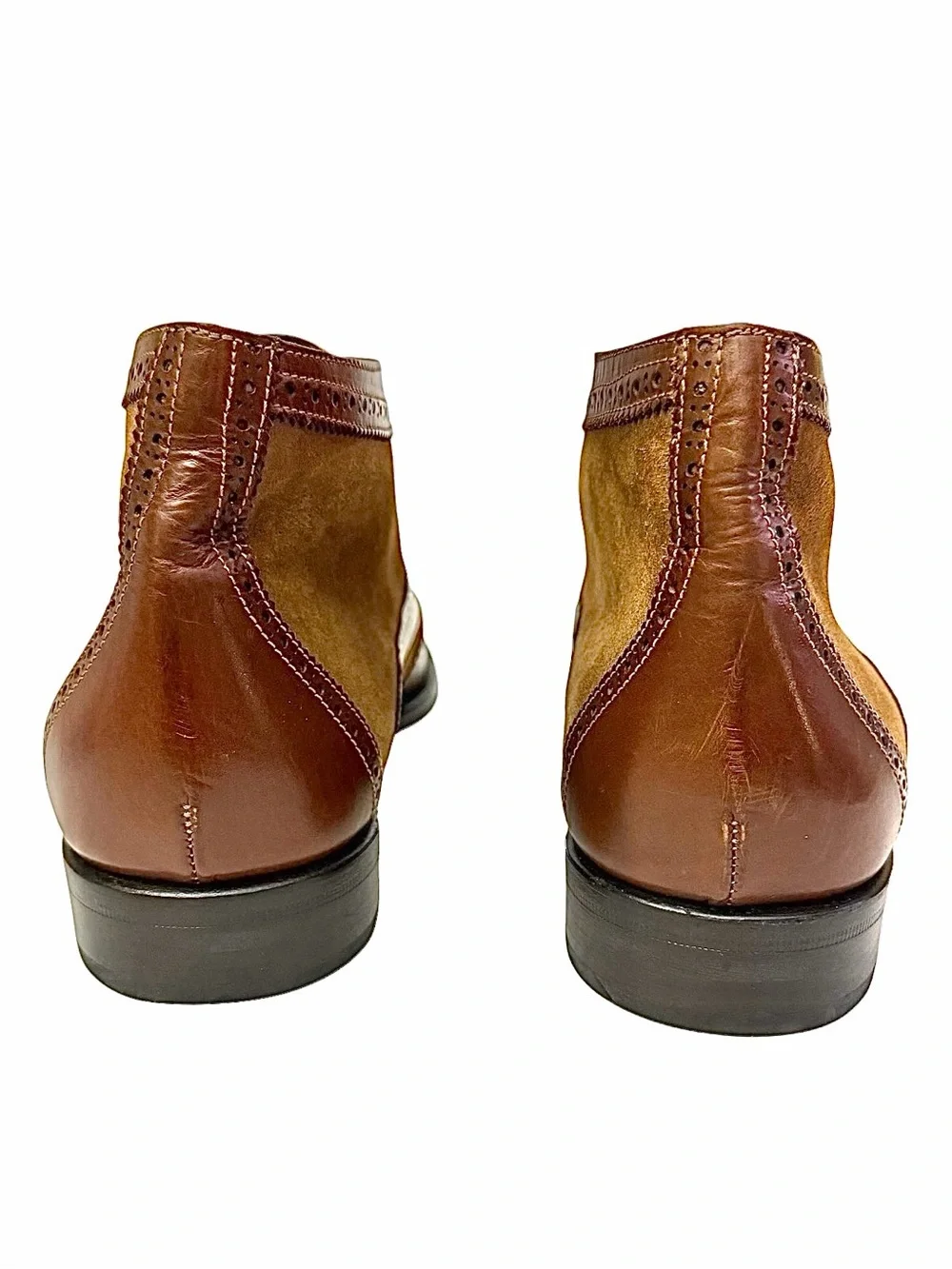 Mezlan Lorens “Joel” Brogue Chukka Boots Men’s Size 11.5 Made in Spain